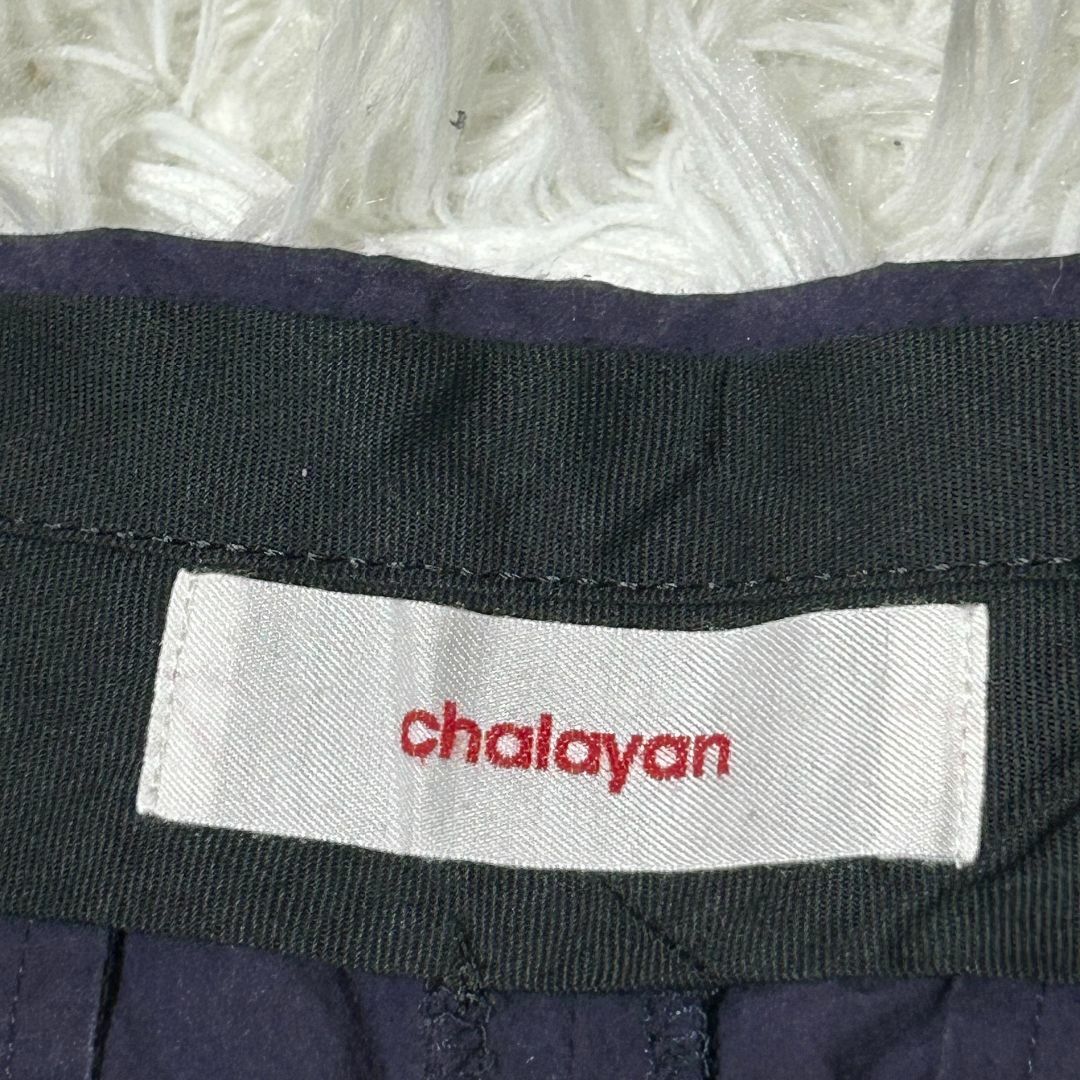 CHALAYAN(チャラヤン)の【超美品】チャラヤン ワイドパンツ・イージーパンツ S ネイビー ✓3935 レディースのパンツ(カジュアルパンツ)の商品写真