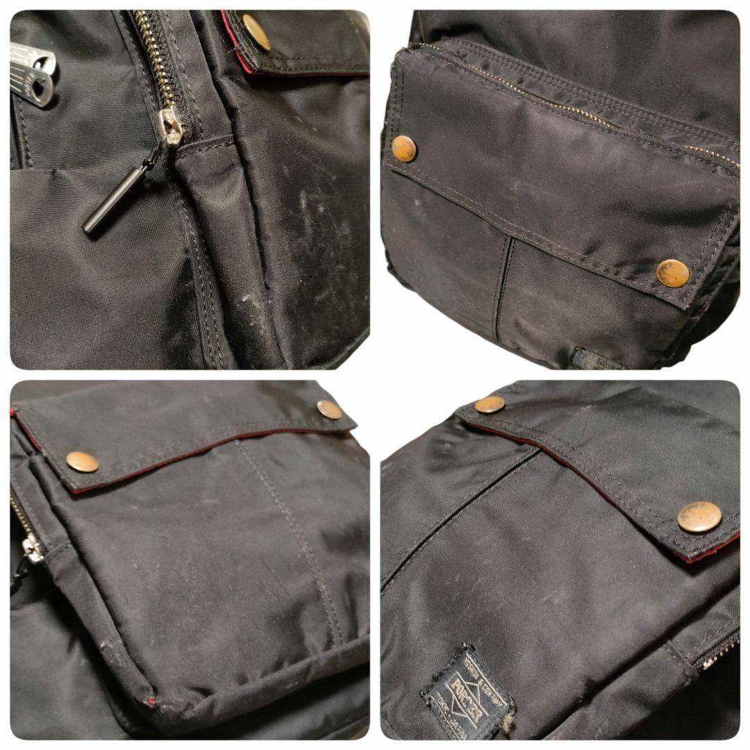 PORTER ポーター エルファイン リュックサック ナイロン ブラック メンズのバッグ(バッグパック/リュック)の商品写真