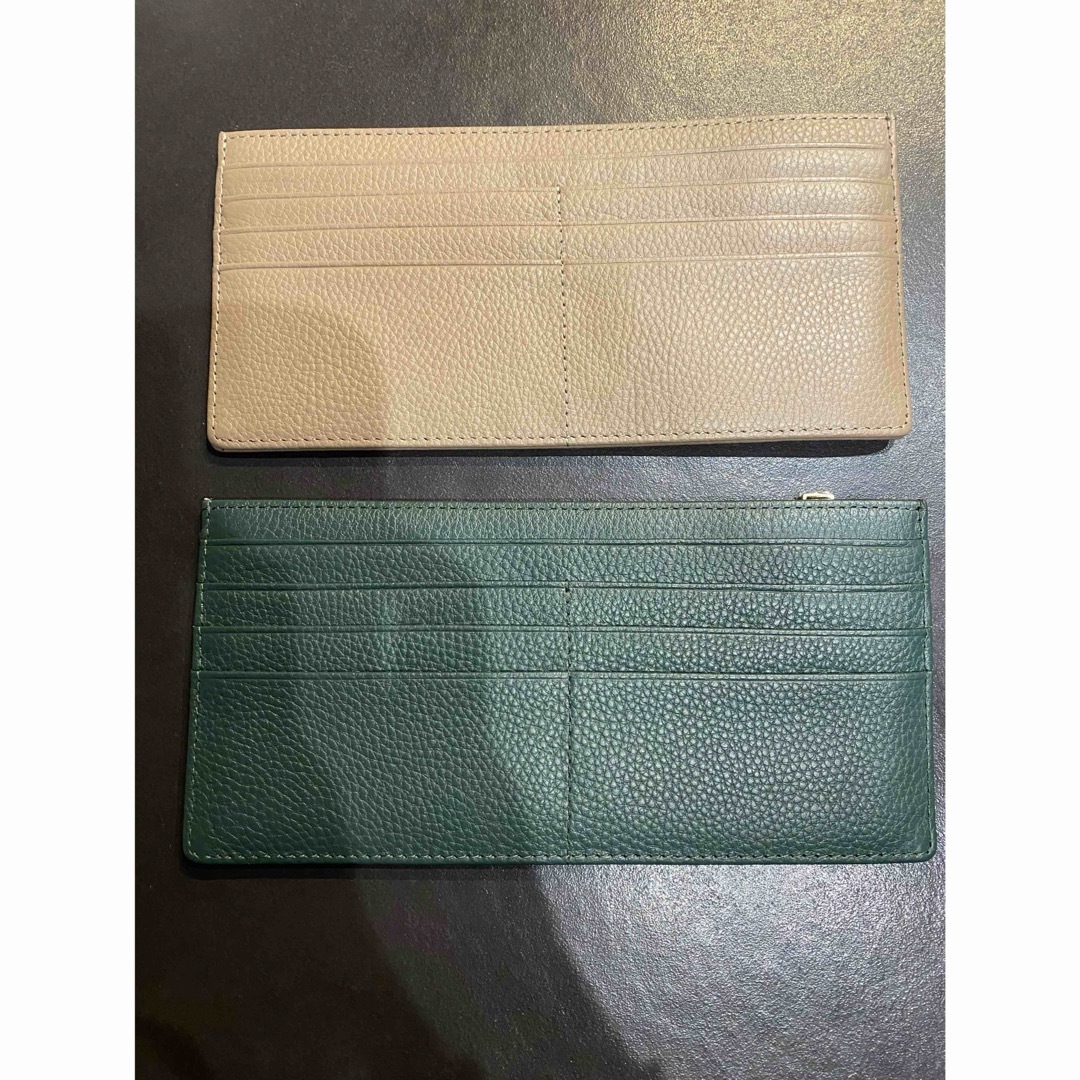 財布　薄型長財布　本革　かさばらない　スキミング防止　磁気シールド レディースのファッション小物(財布)の商品写真