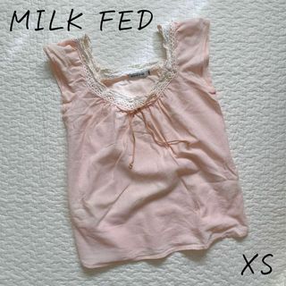 MILKFED. - MILK FED ミルクフェド　レースシャツ　日本製　XS