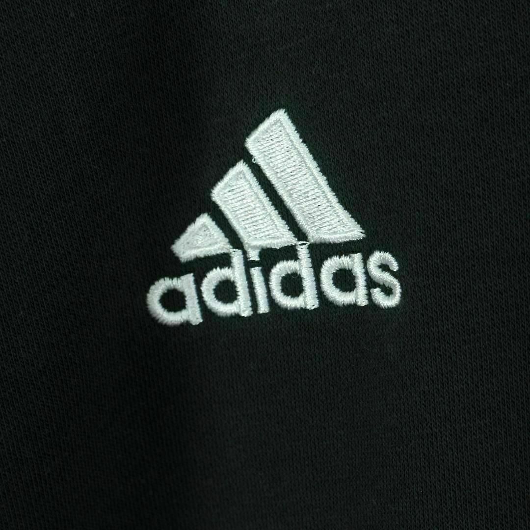 adidas(アディダス)の【希少】アディダス スウェット トレーナー ブラック 入手困難 刺繍ロゴ メンズのトップス(その他)の商品写真