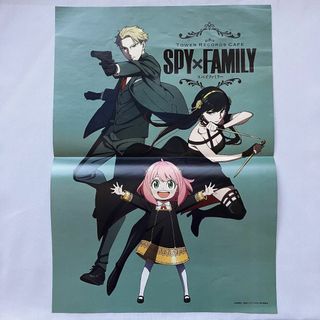 シュウエイシャ(集英社)の【※難あり】SPY×FAMILY　タワーレコード　A3 ポスター　特典　タワレコ(キャラクターグッズ)