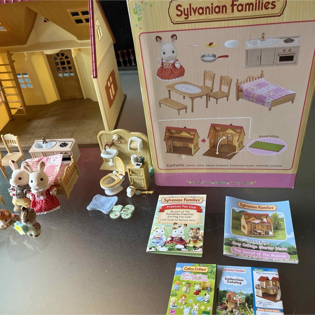 シルバニアファミリー(シルバニアファミリー)の美品　シルバニアファミリー セット　 キッズ/ベビー/マタニティのおもちゃ(ぬいぐるみ/人形)の商品写真