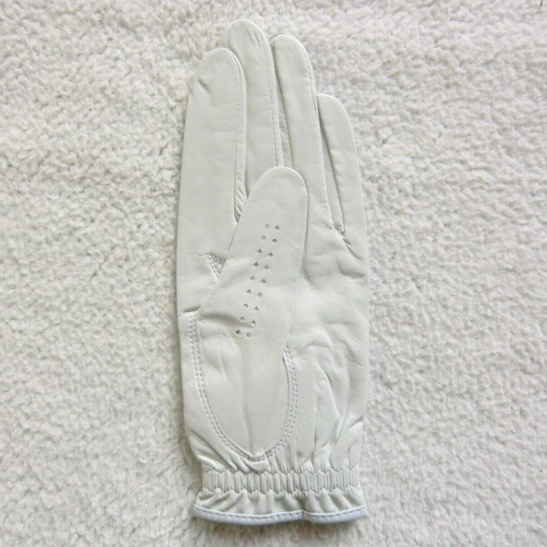 Kasco(キャスコ)のkasco CLEA ゴルフグローブ 白 19サイズ レディース用 天然皮革 レディースのファッション小物(手袋)の商品写真