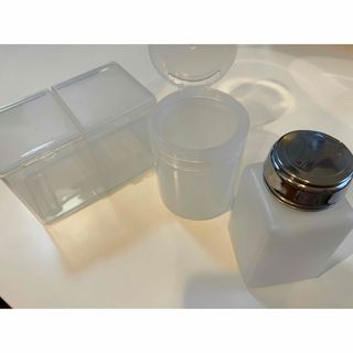 ネイル容器　3点セット(ネイル用品)