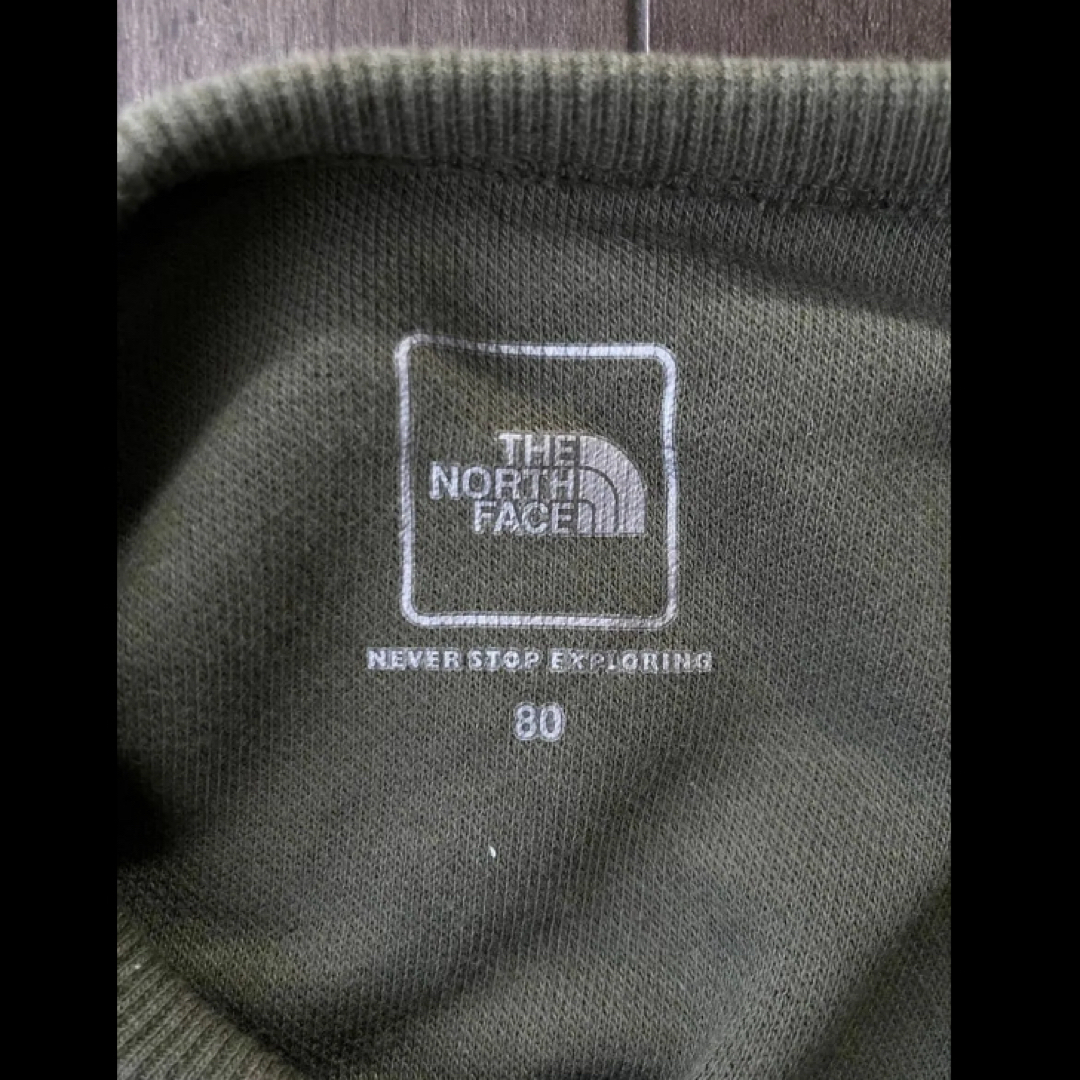 THE NORTH FACE(ザノースフェイス)のノースフェイス　ロンパース　80 キッズ/ベビー/マタニティのベビー服(~85cm)(ロンパース)の商品写真