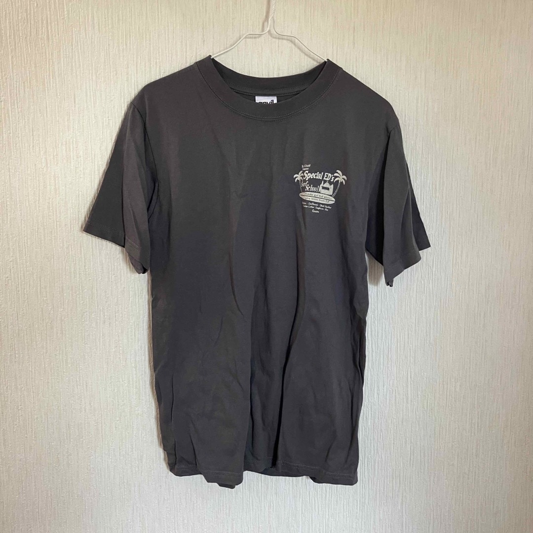 Anvil(アンビル)のanvil プリントTシャツ 綿 灰色 Sサイズ メンズのトップス(Tシャツ/カットソー(半袖/袖なし))の商品写真