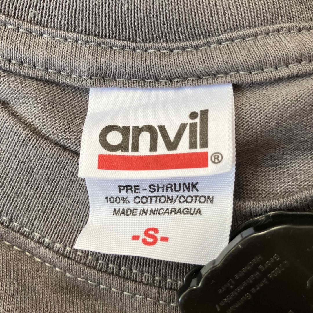 Anvil(アンビル)のanvil プリントTシャツ 綿 灰色 Sサイズ メンズのトップス(Tシャツ/カットソー(半袖/袖なし))の商品写真