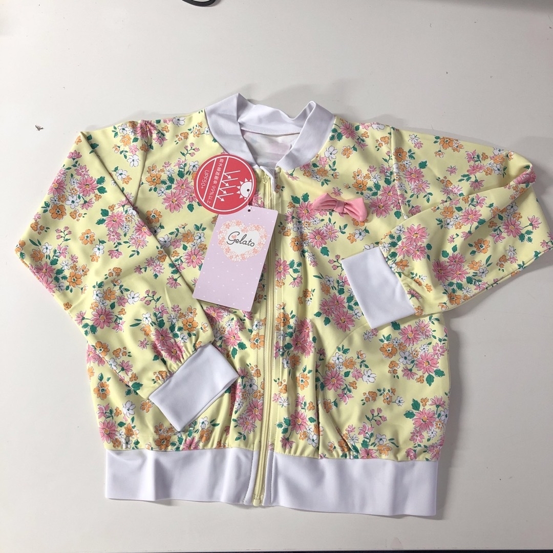 水着　ラッシュガード キッズ/ベビー/マタニティのキッズ服女の子用(90cm~)(水着)の商品写真