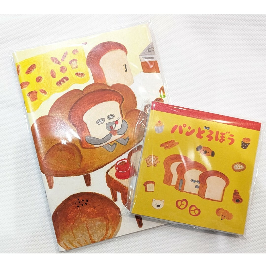 パンどろぼう B6ノート メモ帳セット エンタメ/ホビーのおもちゃ/ぬいぐるみ(キャラクターグッズ)の商品写真