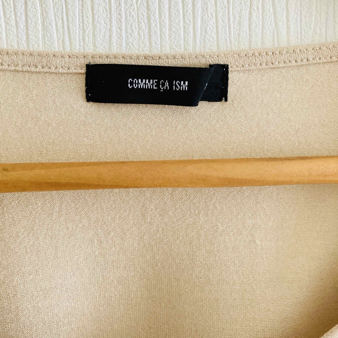 COMME CA ISM(コムサイズム)のCOMME CA ISM コムサイズム　ブラウス　綺麗目　トップス レディースのトップス(シャツ/ブラウス(半袖/袖なし))の商品写真