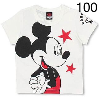 新品BABYDOLL☆100 ミッキー Tシャツ 白 ベビードール