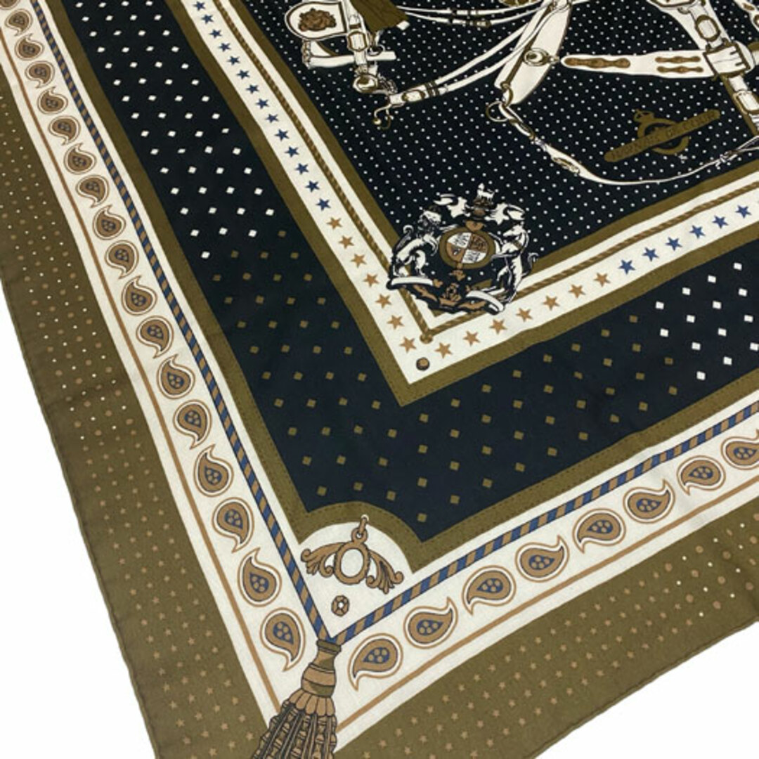 HERMES - エルメス カレジェアン 140 宮廷の馬具 カシミヤ HERMES - エルメス カレジェアン 140 宮廷の馬具 カシミヤ