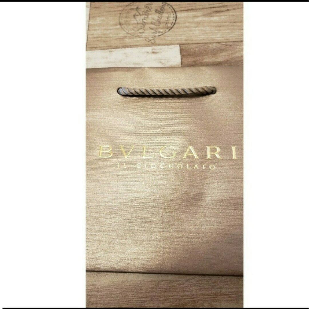 BVLGARI(ブルガリ)のBVLGARI CIOCCOLATO ショッパー袋 インテリア/住まい/日用品のオフィス用品(ラッピング/包装)の商品写真