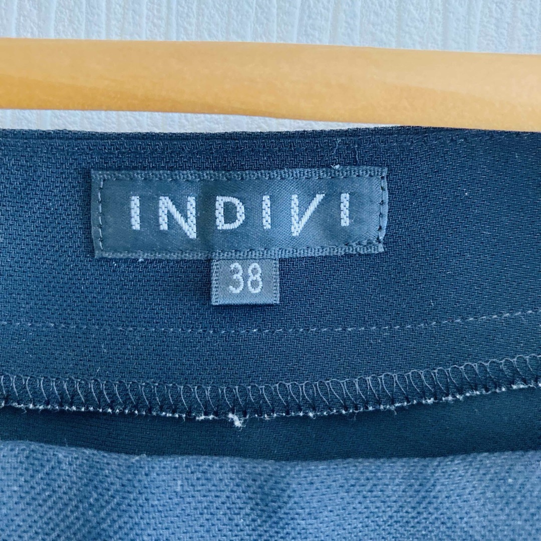 INDIVI(インディヴィ)のINDIVI インディヴィ　カットソー　ブラウス　半袖 レディースのトップス(シャツ/ブラウス(半袖/袖なし))の商品写真