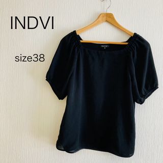 インディヴィ(INDIVI)のINDIVI インディヴィ　カットソー　ブラウス　半袖(シャツ/ブラウス(半袖/袖なし))