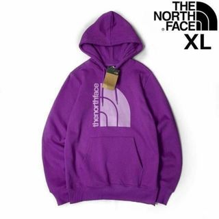 ザノースフェイス(THE NORTH FACE)のノースフェイス パーカー US限定 グラフィック (XL)紫 181130(パーカー)