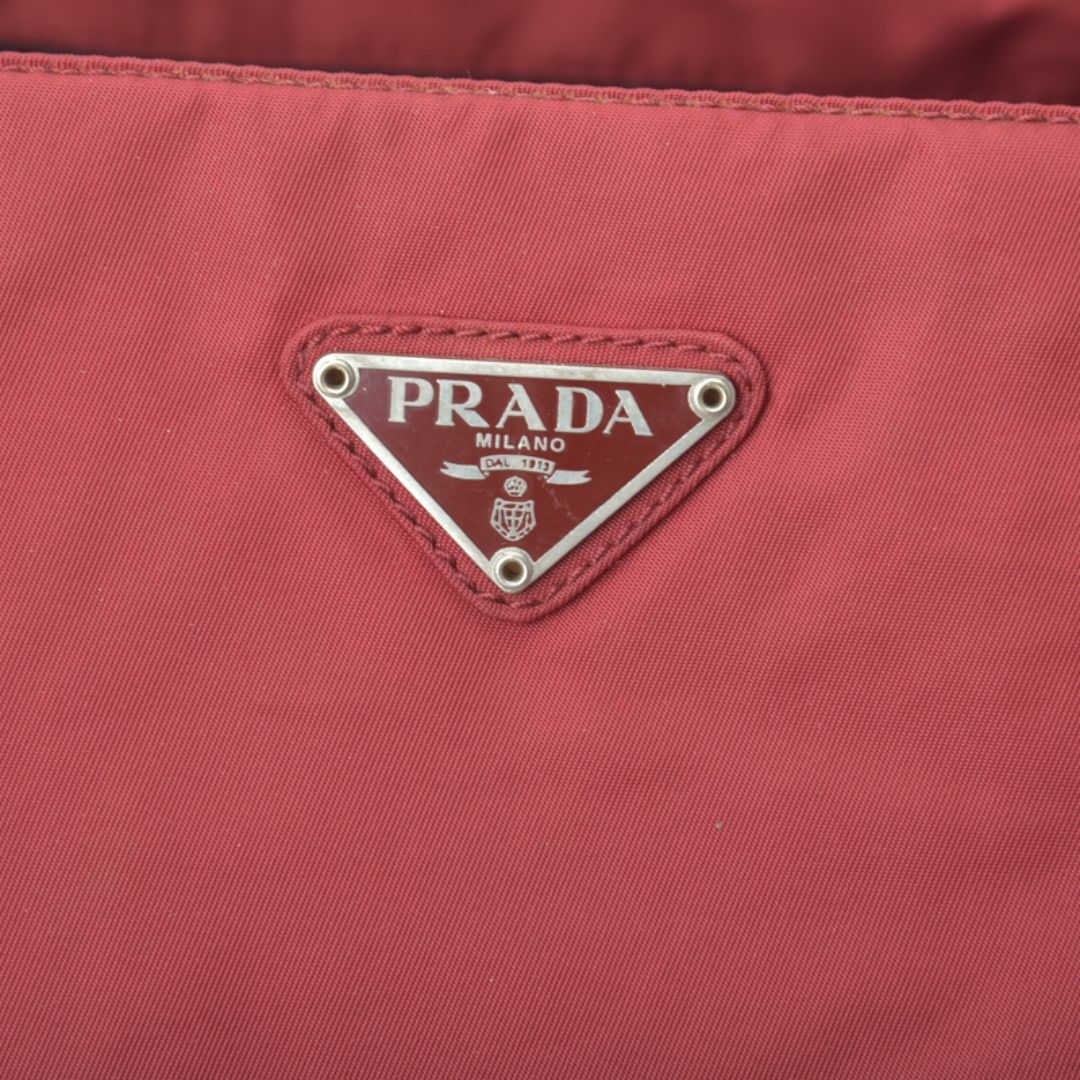 PRADA(プラダ)のPRADA◇プラダ TESSUTO CITY ハンドバッグ ナイロン レッド レディースのバッグ(ハンドバッグ)の商品写真