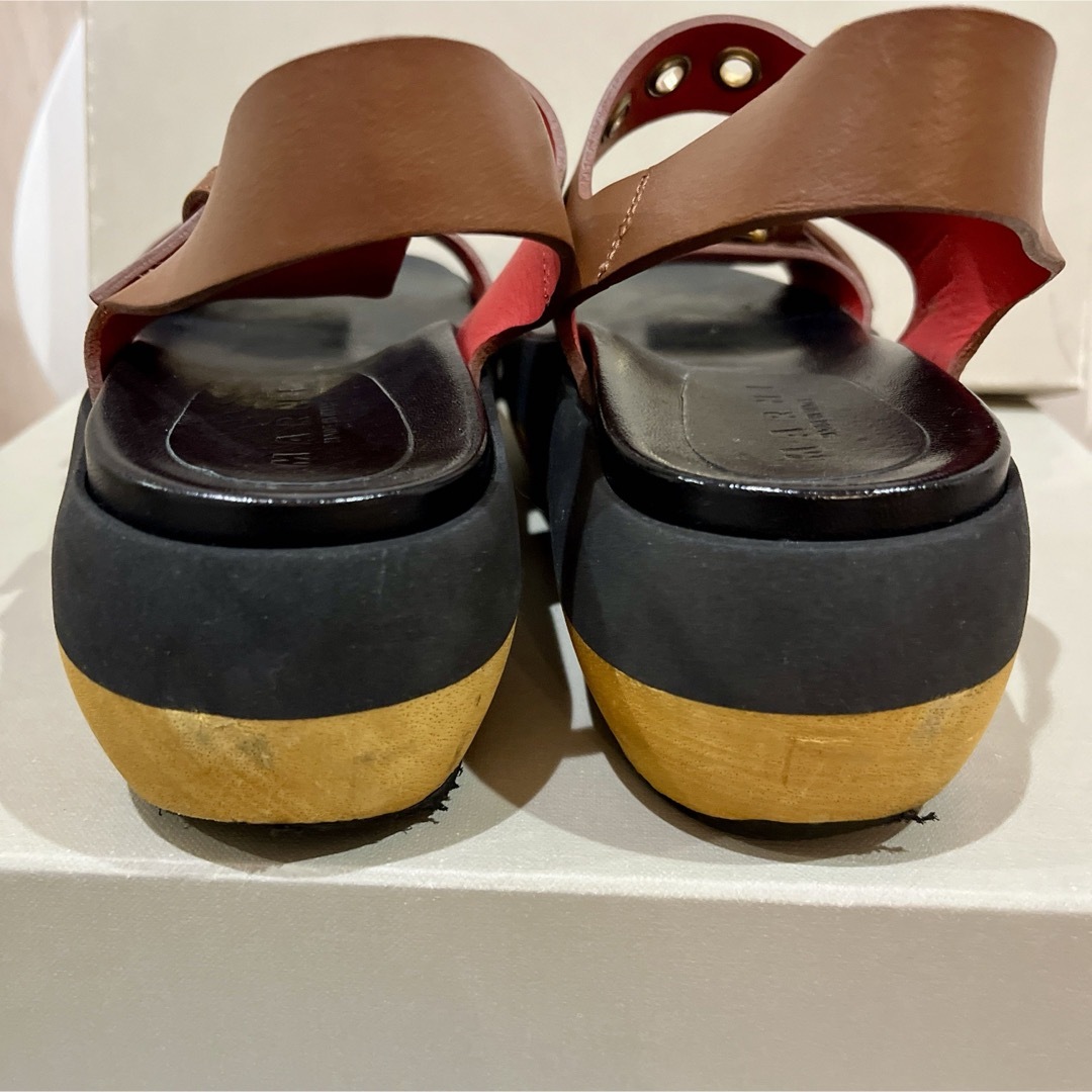 Marni(マルニ)のMARNI プラットホーム　厚底レザーサンダル レディースの靴/シューズ(サンダル)の商品写真