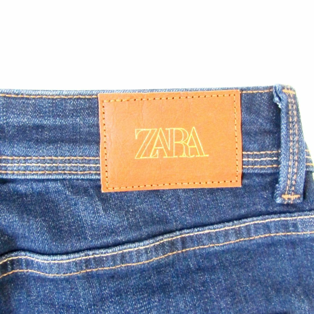 ZARA(ザラ)のZARAザラ▼ストレッチスキニーデニム▼濃紺▼USA2サイズ▼ウエスト約68cm レディースのパンツ(デニム/ジーンズ)の商品写真