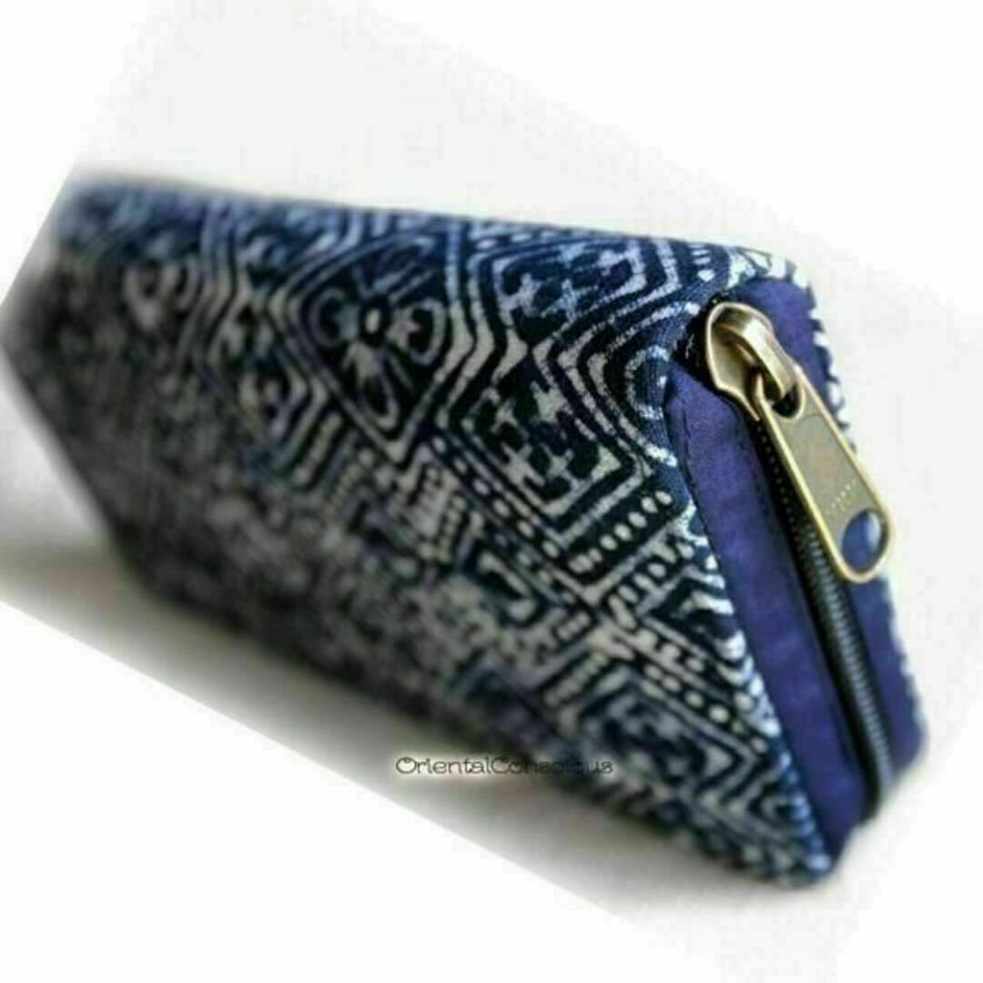 藍染め柄・１３ポケット・長財布C☆ メンズのファッション小物(長財布)の商品写真