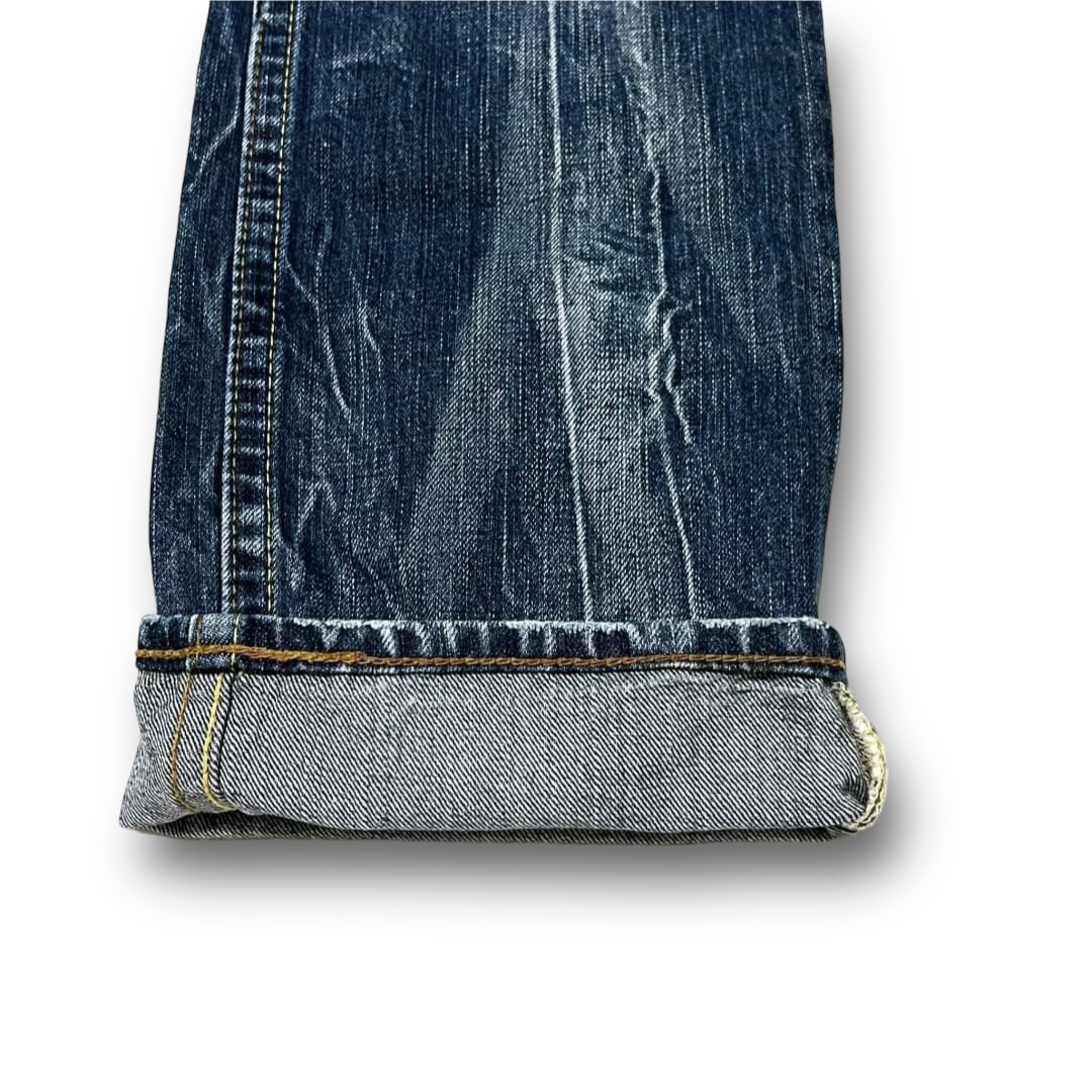 Levi's(リーバイス)のリーバイス Levi’s 502 ひび割れパッチ クラック加工 ストレート メンズのパンツ(デニム/ジーンズ)の商品写真