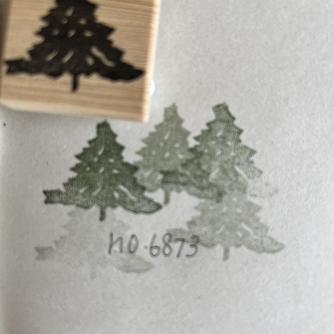 スタンプ　No. 6873木 ハンドメイドの素材/材料(各種パーツ)の商品写真