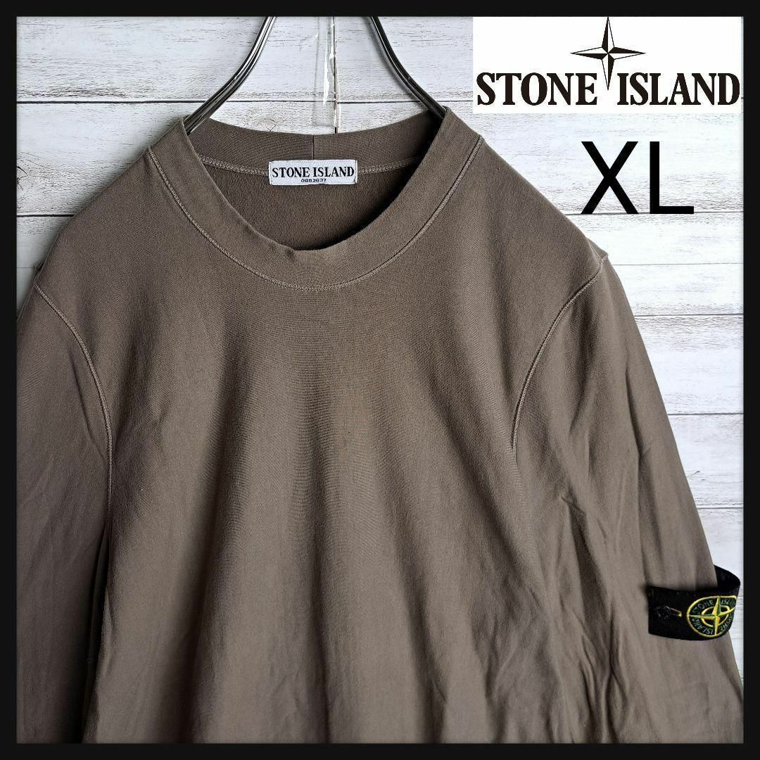 STONE ISLAND(ストーンアイランド)の【入手困難】ストーンアイランド ロングTシャツ スウェット 勲章 ワッペン ロゴ メンズのトップス(Tシャツ/カットソー(七分/長袖))の商品写真