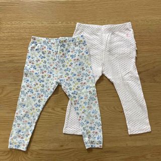 PETIT BATEAU - プチバトーレギンス81cm2本セット