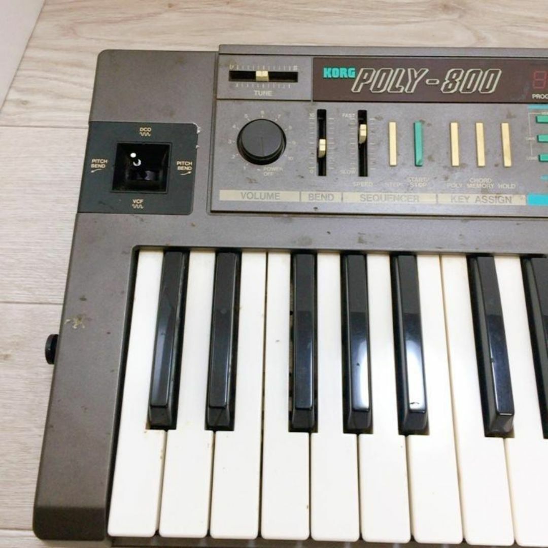 動作品  POLY-800 KORG コルグ シンセサイザー キーボード 楽器の鍵盤楽器(キーボード/シンセサイザー)の商品写真