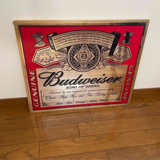 【希少】Budweiser バドワイザー パブミラー ヴィンテージ 入手困難