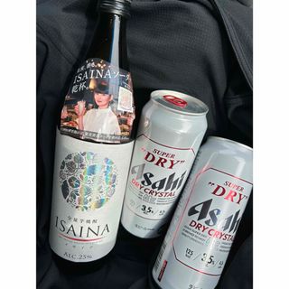 アサヒ(アサヒ)の芋焼酎イサイナ900ml アサヒドライクリスタル500ml×2(ビール)