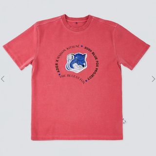 adererror maison kitsune コラボ Tシャツ ピンク レア(Tシャツ/カットソー(半袖/袖なし))