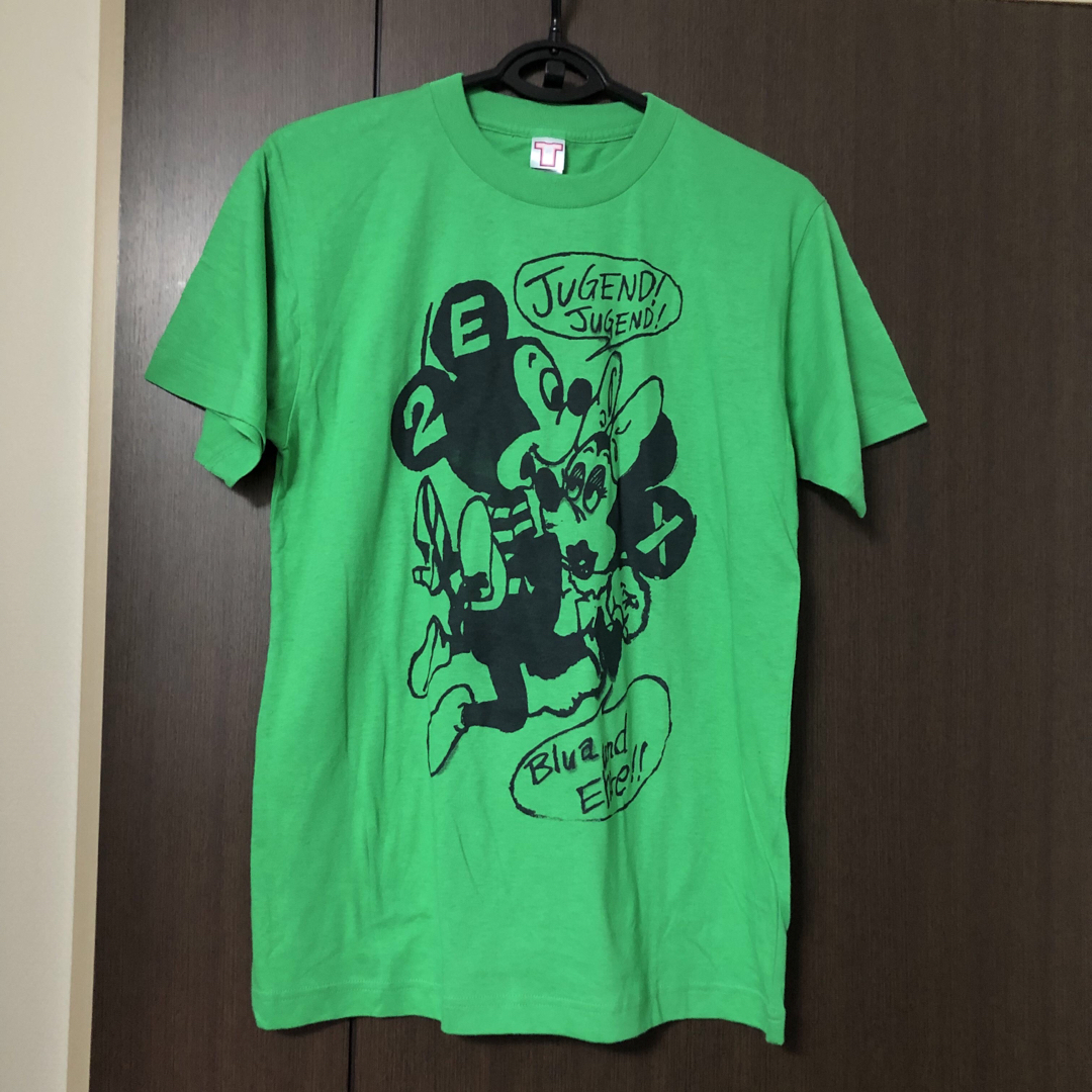 新品ミッキー？TシャツグリーンS メンズのトップス(Tシャツ/カットソー(半袖/袖なし))の商品写真