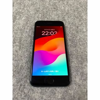 アイフォーン(iPhone)の美品 国内版 simフリー iPhoneSE 第3世代 64GB ミッドナイト色(スマートフォン本体)