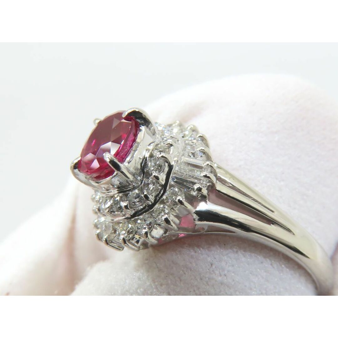 【新着】Pt900 ルビー0.73ct ダイヤモンド0.47ct リング #10.5 【池袋店】【中古】 レディースのアクセサリー(リング(指輪))の商品写真