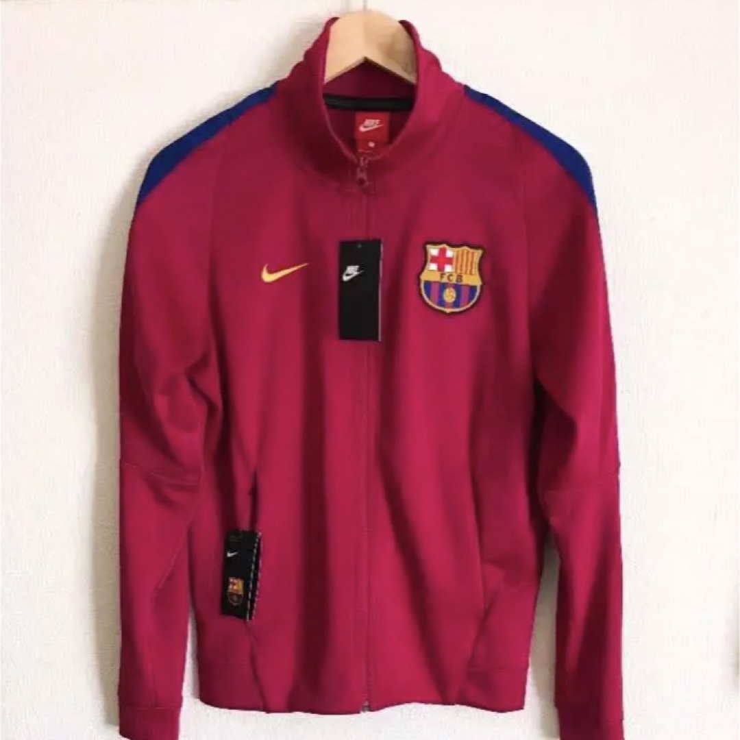 NIKE(ナイキ)のFCバルセロナ FCB サッカー トラックトップ　ナイキ　メッシ　ジャージ メンズのトップス(ジャージ)の商品写真