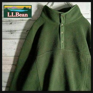 L.L.Bean - 【希少カラー】エルエルビーン☆刺繍ロゴ入りフリース スナップT ポーラテック