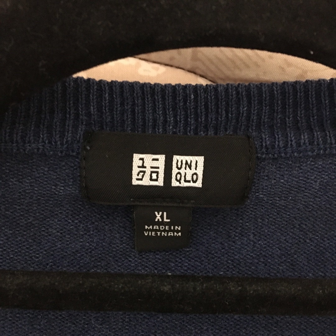 UNIQLO(ユニクロ)のユニクロ　サマーセーター　ミッドナイトブルー　XL メンズのトップス(ニット/セーター)の商品写真