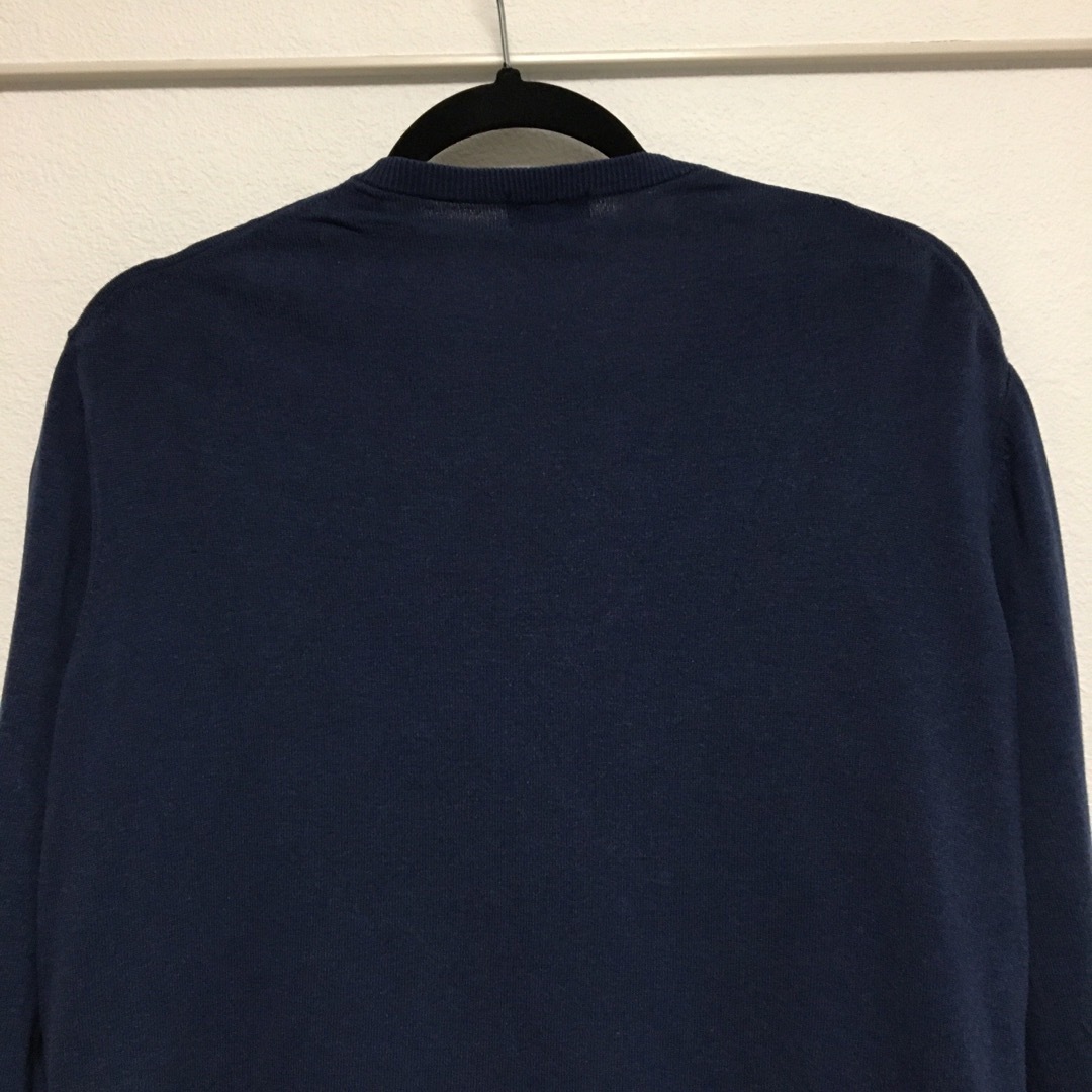 UNIQLO(ユニクロ)のユニクロ　サマーセーター　ミッドナイトブルー　XL メンズのトップス(ニット/セーター)の商品写真