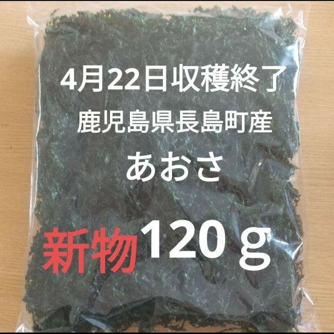 4月22日収穫終了 鹿児島県長島町産あおさ あおさのり 乾燥あおさ 海苔 食品/飲料/酒の食品(魚介)の商品写真