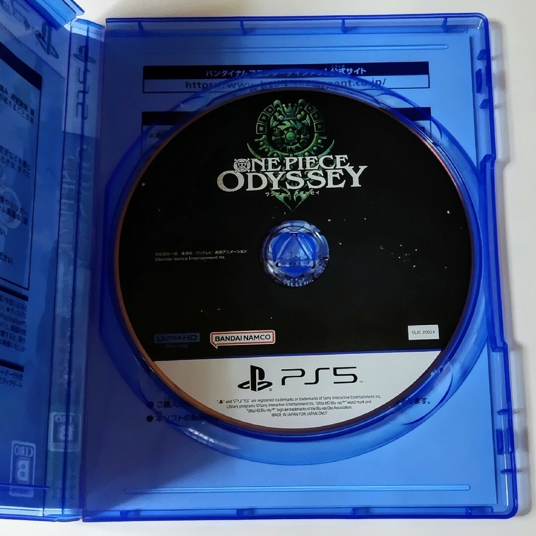 PlayStation(プレイステーション)のPS5 ONE PIECE ODYSSEY（ワンピース オデッセイ） エンタメ/ホビーのゲームソフト/ゲーム機本体(家庭用ゲームソフト)の商品写真