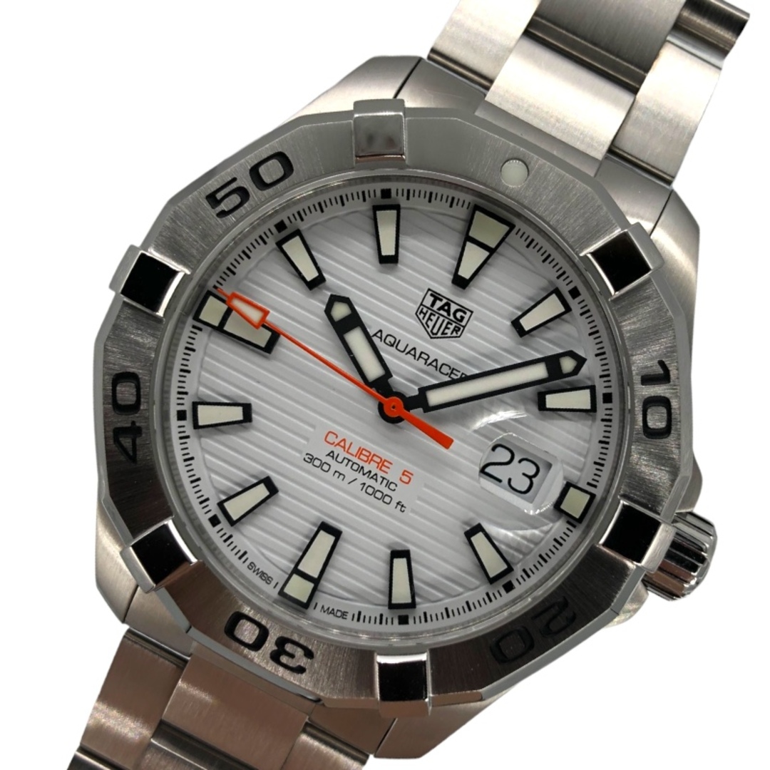 TAG Heuer(タグホイヤー)の　タグ・ホイヤー TAG HEUER アクアレーサー キャリバー5 WAY2013.BA0927 ホワイト SS メンズ 腕時計 メンズの時計(その他)の商品写真