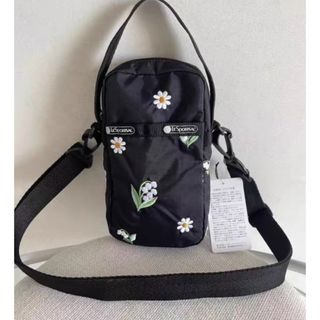 レスポートサック(LeSportsac)のレスポートサック　花柄　刺繍　ミニショルダーバッグ(ショルダーバッグ)