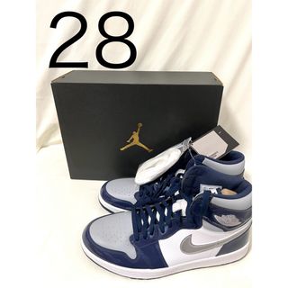 ナイキ(NIKE)の28 ミッドナイト ネイビー JORDAN 1 HIGH GOLF NIKE(シューズ)