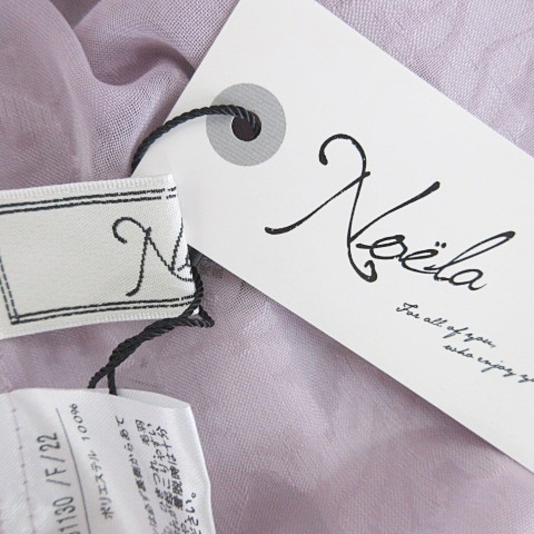 Noela(ノエラ)のノエラ ブラウス インナーキャミソール 2枚セット ノースリーブ  紫 白 F レディースのトップス(シャツ/ブラウス(半袖/袖なし))の商品写真