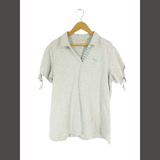 プーマ(PUMA)のプーマ ポロシャツ 半袖 ロゴ シンプル グレー XL (ポロシャツ)