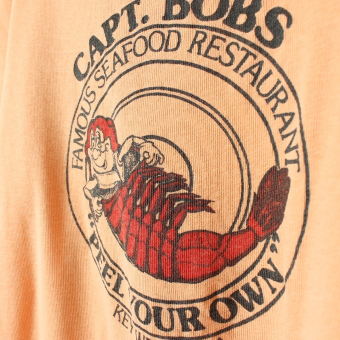 USA CAPT,BOBS プリント 半袖 Tシャツ ピンク SM aw113 レディースのトップス(Tシャツ(半袖/袖なし))の商品写真