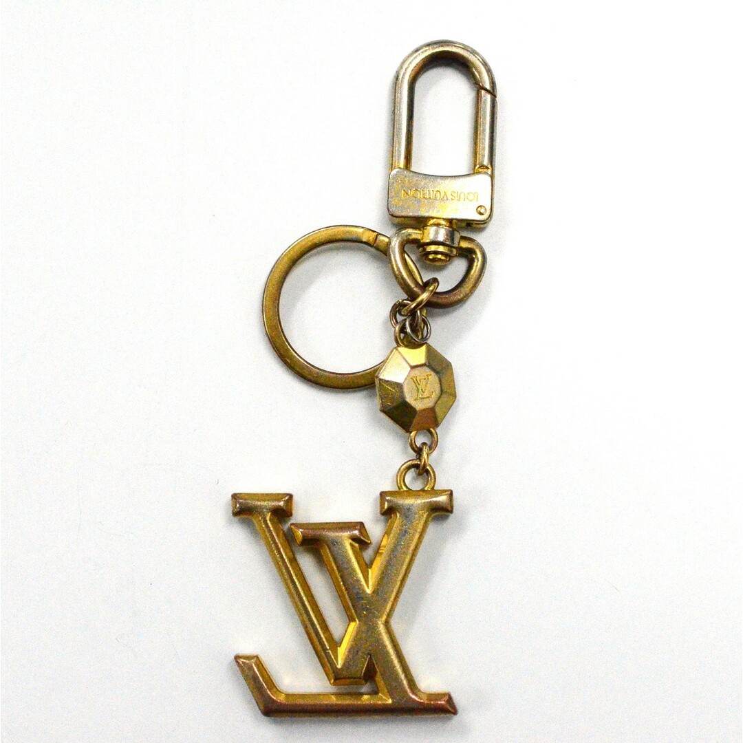 LOUIS VUITTON(ルイヴィトン)のルイ・ヴィトン（LOUIS VUITTON)　チャーム　キーリング　LV ファセット　キーホルダー　 M65216　【中古】　JA-19024 メンズのファッション小物(長財布)の商品写真