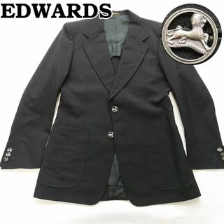 エドワーズ(Edwards)のヴィンテージ　テーラードジャケット　春夏　エドワーズ　透かしボタン　メンズ90(テーラードジャケット)
